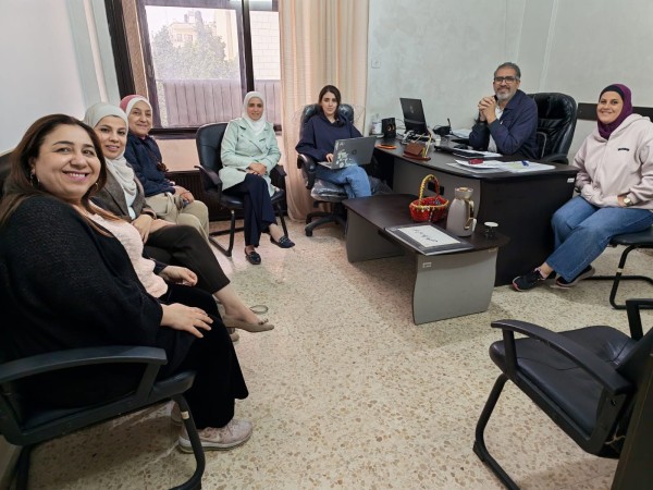 رسم خارطة استكمال المرحلة الثانية من مشروع تخضير مدارس نابلس بالتعاون مع الإغاثة الزراعية